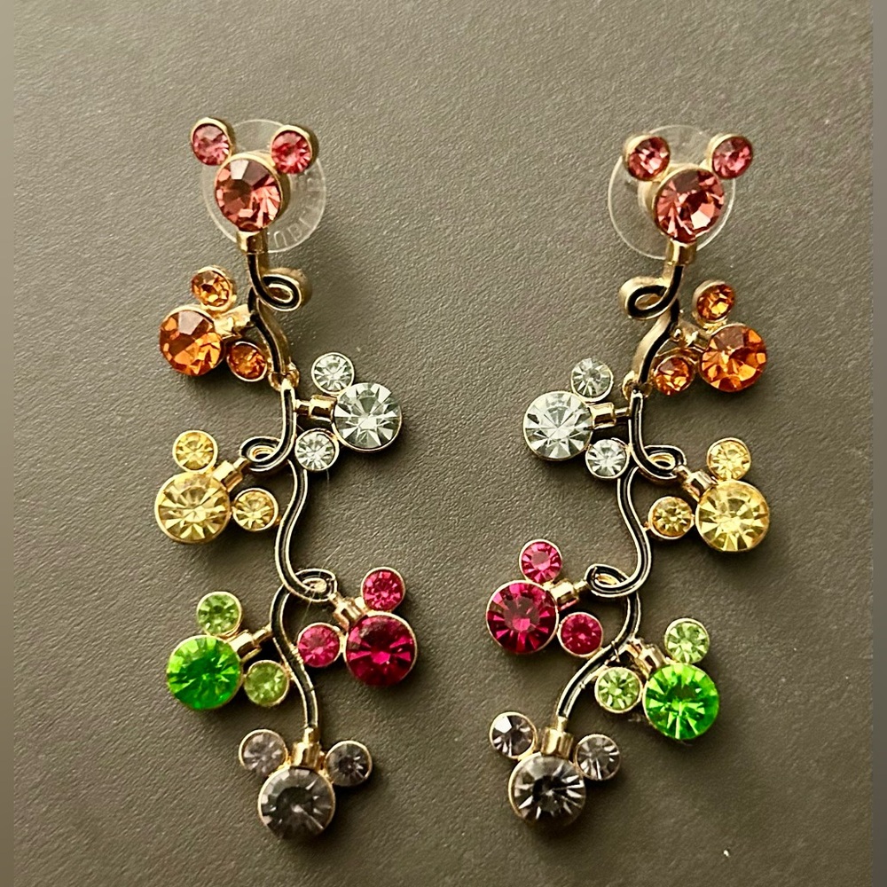 Disney BaubleBar Mickey Mouse drop lights earrings